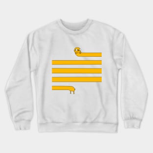 Jake the dog Stripe pattern Crewneck Sweatshirt